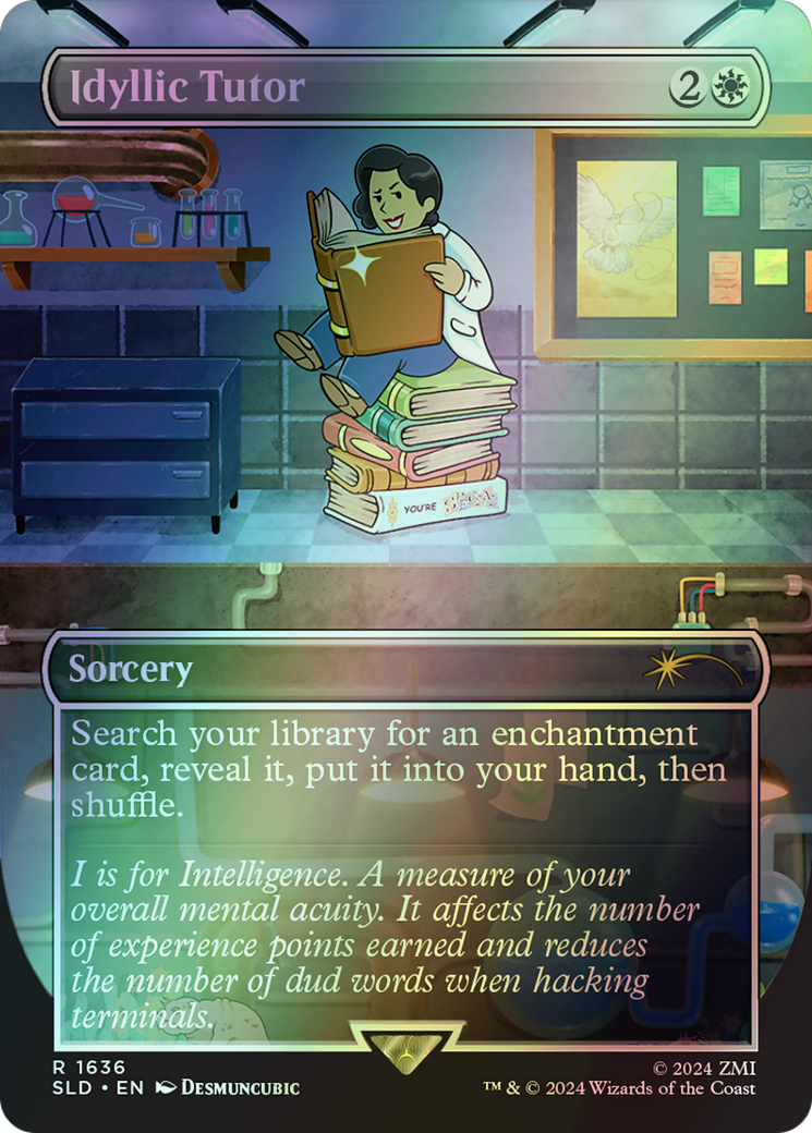 Idyllic Tutor - Rainbow Foil (SLD) #1636★ [EN/F]