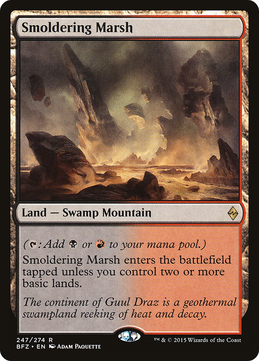 Smoldering Marsh (BFZ) #247 [EN/N] s/o
