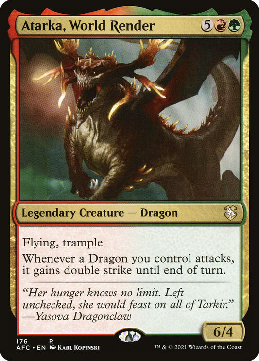 Atarka, World Render (AFC) #176 [EN/N] s/o