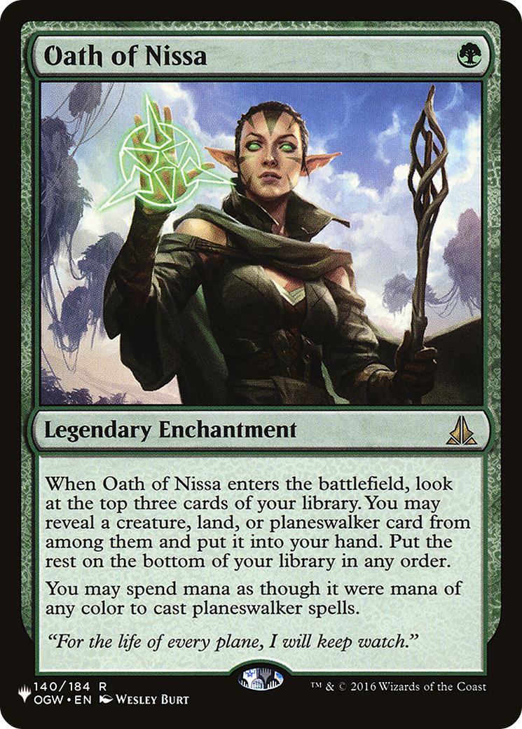 Oath of Nissa (PLST) #OGW-140 [EN/N]
