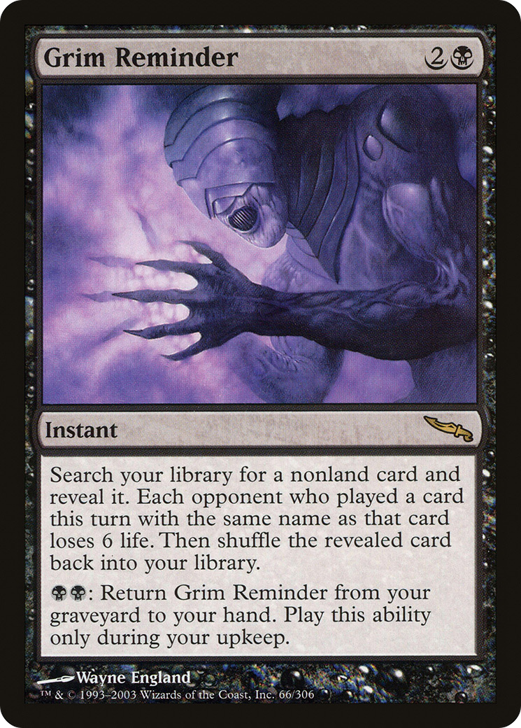 Grim Reminder (MRD) #66 [EN/N]