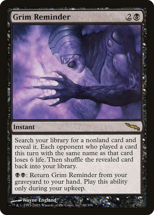Grim Reminder (MRD) #66 [EN/N]