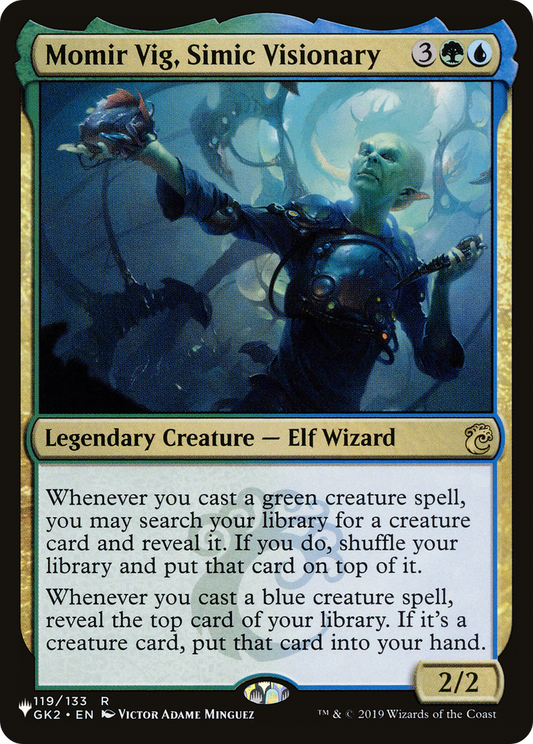 Momir Vig, Simic Visionary (PLST) #GK2-119 [EN/N] s/o