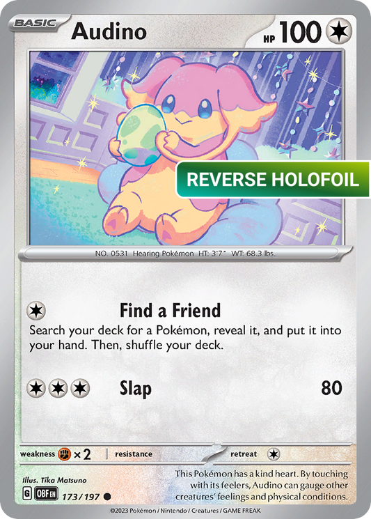 Audino (OBF) #173 [EN/R] s/o