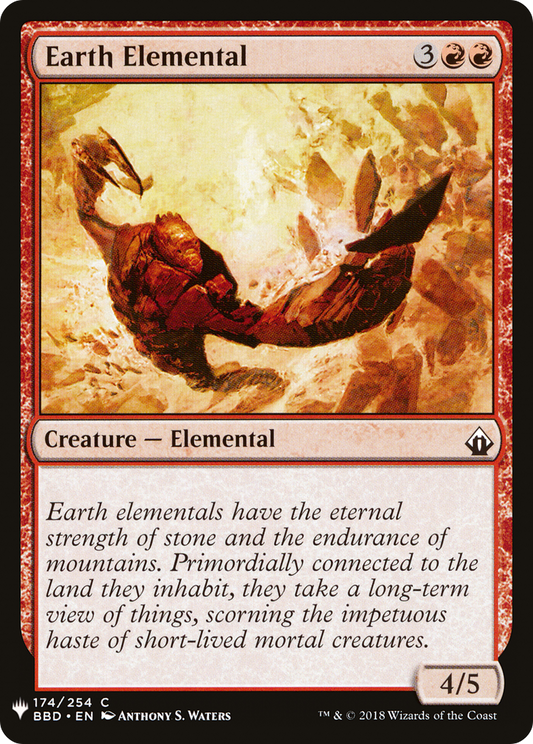 Earth Elemental (PLST) #BBD-174 [EN/N]