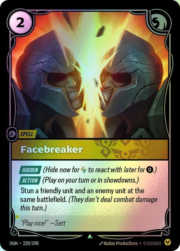 Facebreaker (OGN) #220 [EN/F] s/o
