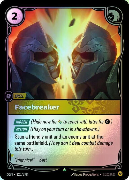 Facebreaker (OGN) #220 [EN/F] s/o