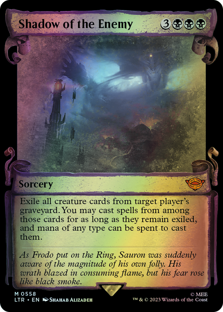 Shadow of the Enemy - Silver Foil (LTR) #558 [EN/F]