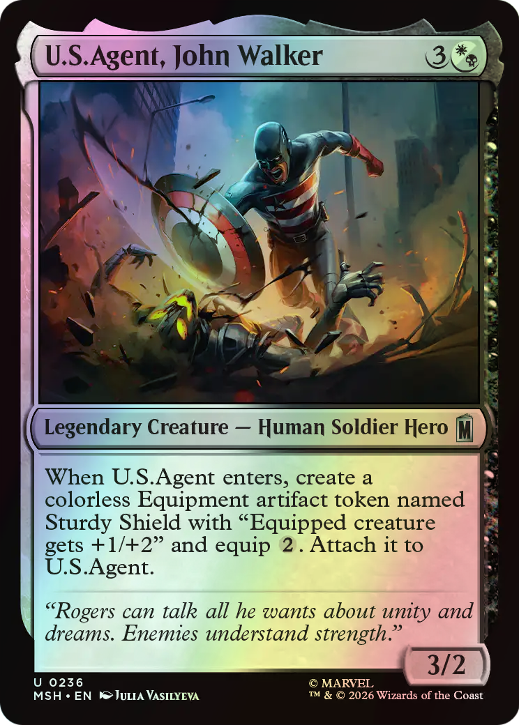 U.S.Agent, John Walker (MSH) #236 [EN/F]