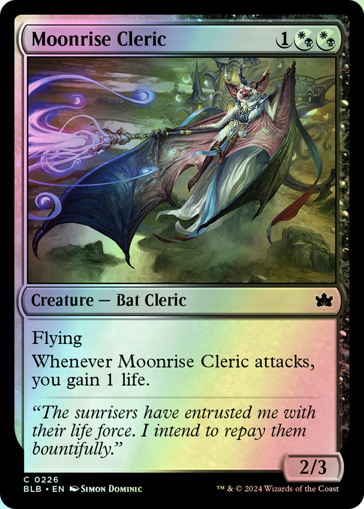 Moonrise Cleric (BLB) #226 [EN/F]