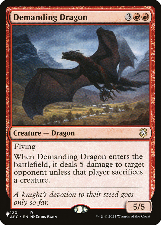 Demanding Dragon (PLST) #AFC-120 [EN/N]