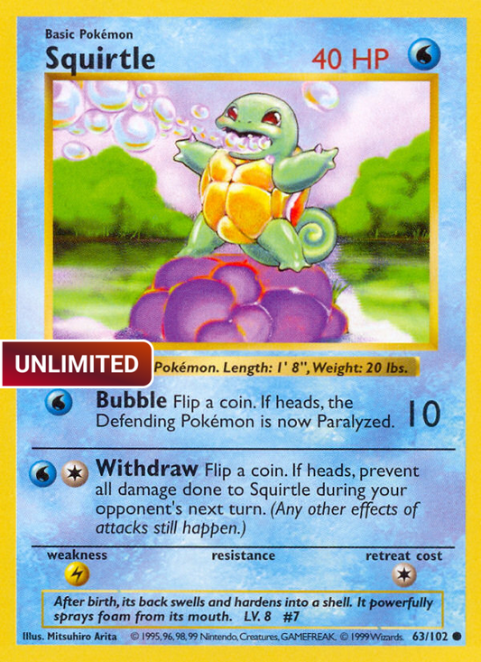 Squirtle (BS) #63 [EN/U] s/o
