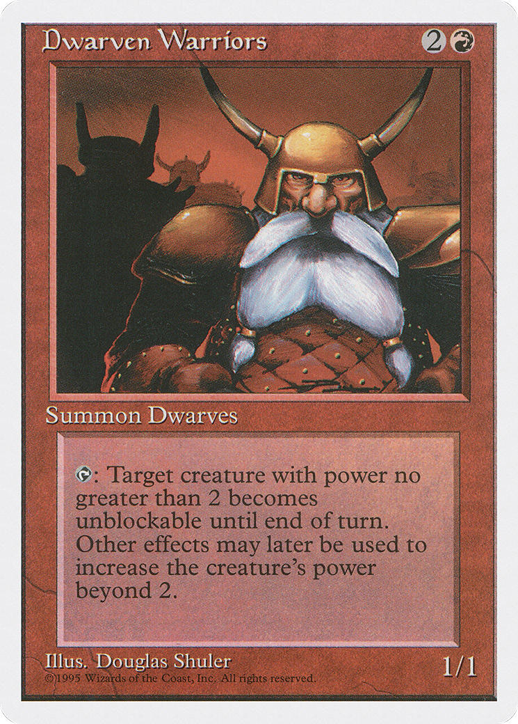 Dwarven Warriors (4ED) #187 [EN/N]