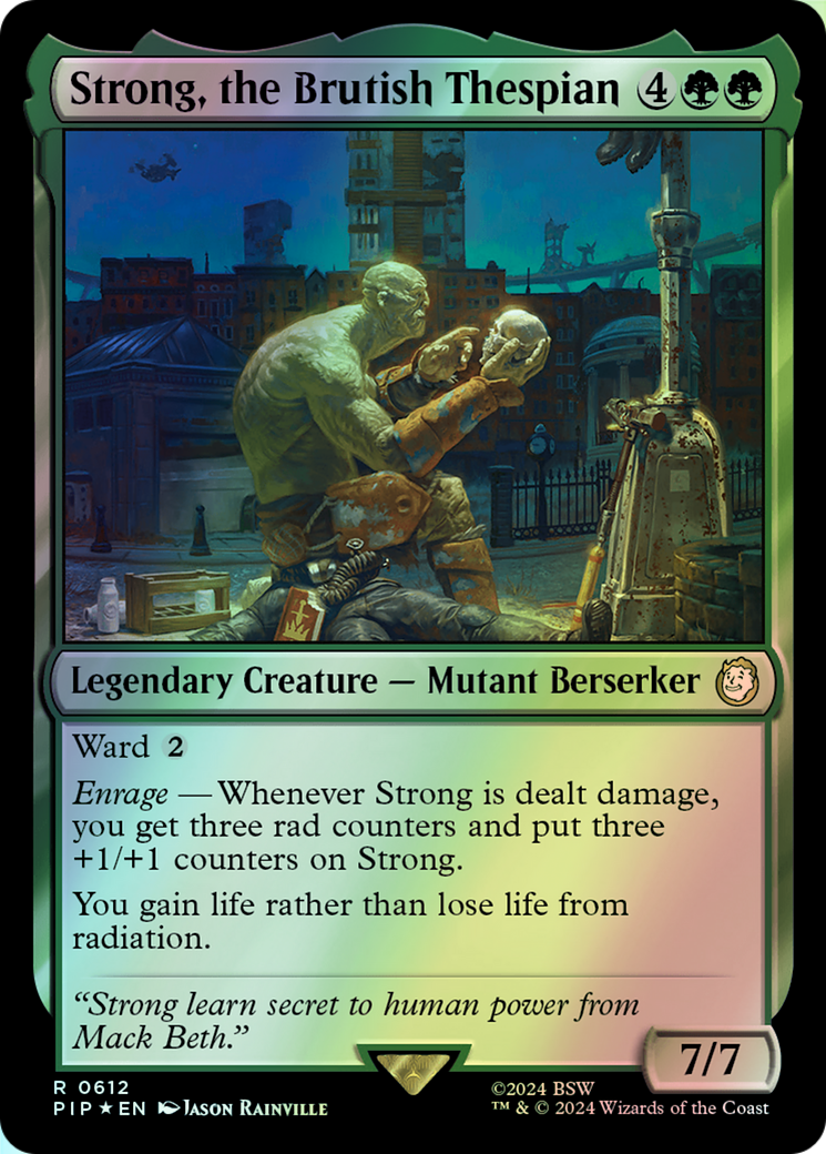 Strong, the Brutish Thespian - Surge Foil (PIP) #612 [EN/F]