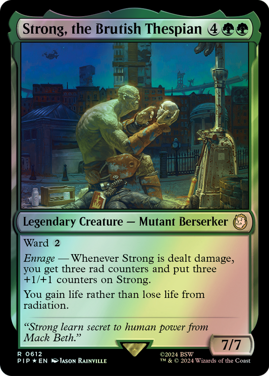 Strong, the Brutish Thespian - Surge Foil (PIP) #612 [EN/F]