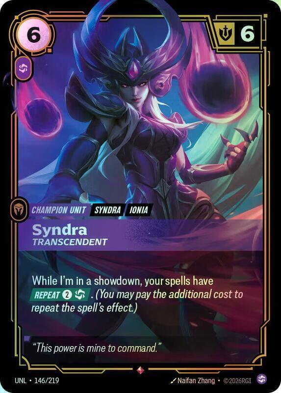 Syndra - Transcendent (UNL) #146 [EN/F]