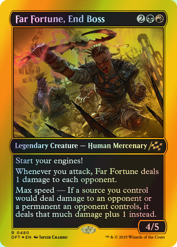 Far Fortune, End Boss - Firstplace Foil (DFT) #480 [EN/F] s/o