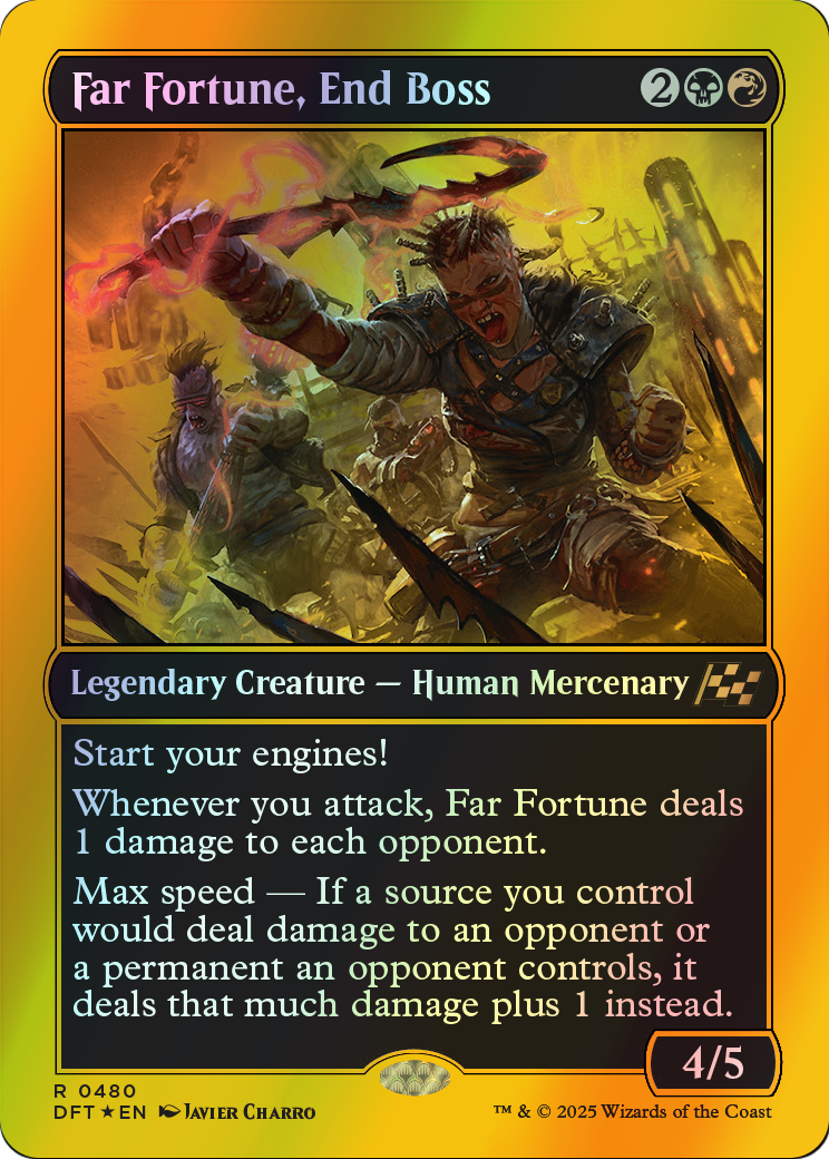 Far Fortune, End Boss - Firstplace Foil (DFT) #480 [EN/F] s/o