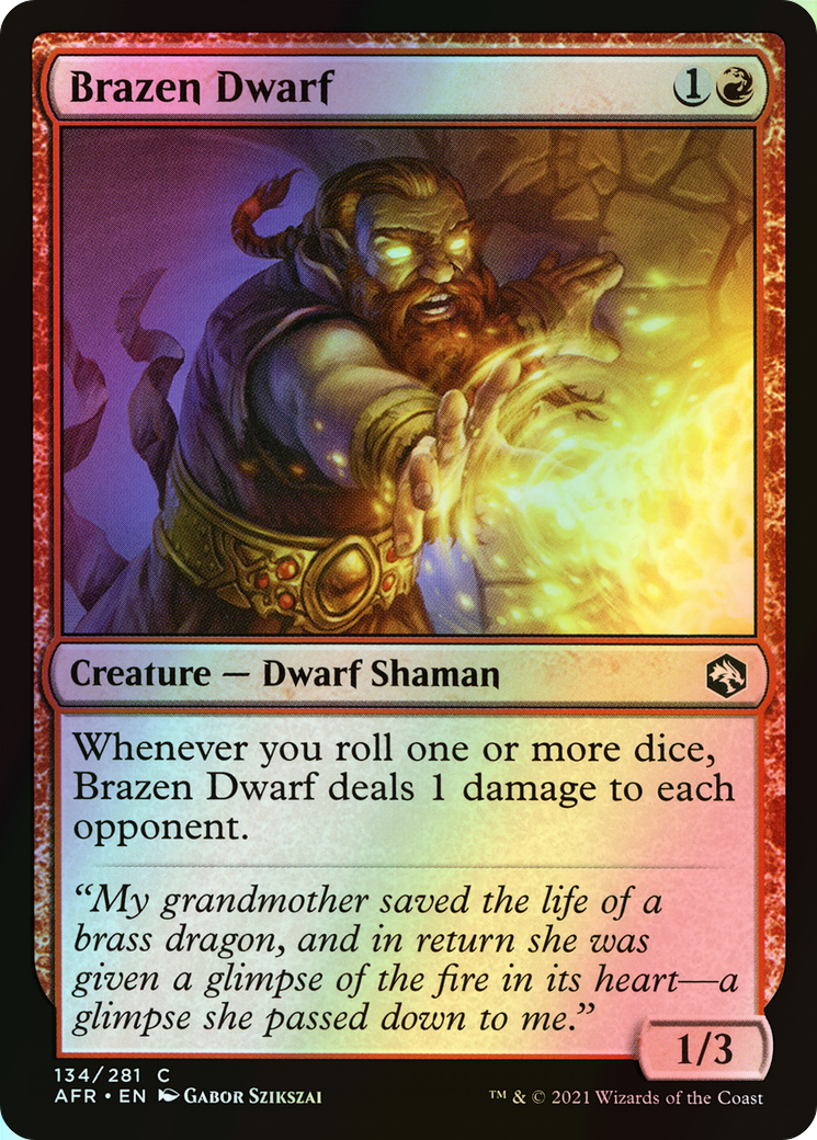 Brazen Dwarf (AFR) #134 [EN/F]