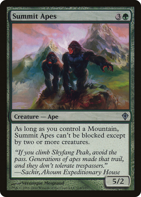 Summit Apes (WWK) #114 [EN/N]