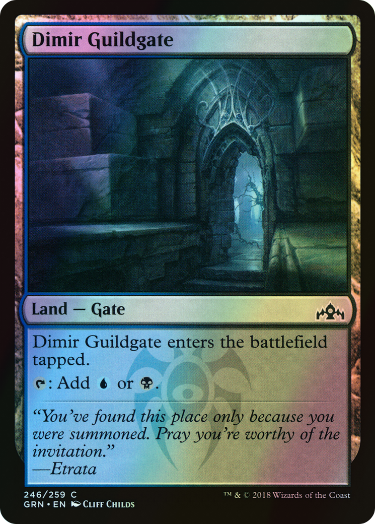 Dimir Guildgate (GRN) #246 [EN/F] s/o