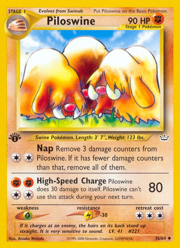 Piloswine (N3) #36 [EN/1E]
