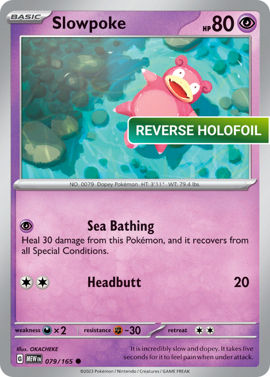 Slowpoke (MEW) #079 [EN/R] s/o