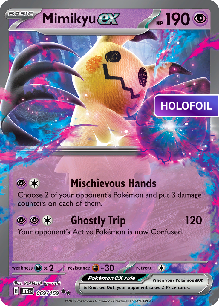 Mimikyu ex (JTG) #069 [EN/H] s/o