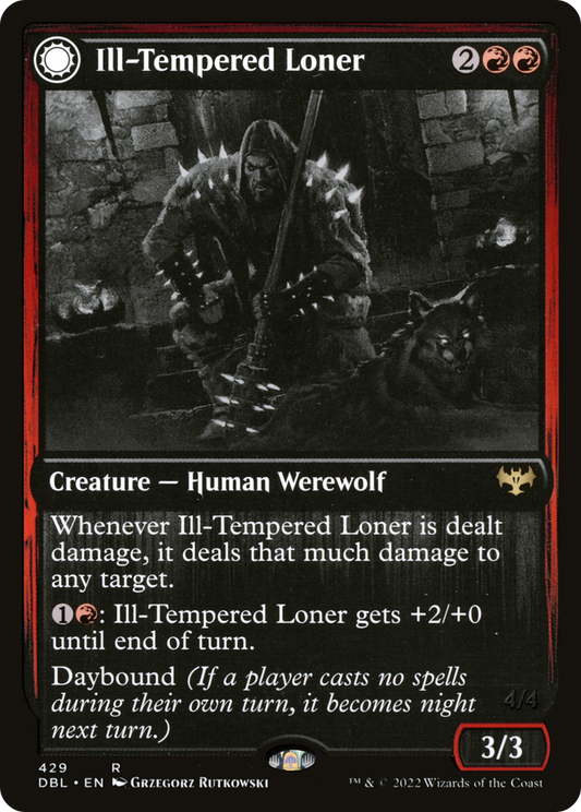 Ill-Tempered Loner // Howlpack Avenger (DBL) #429 [EN/N] s/o