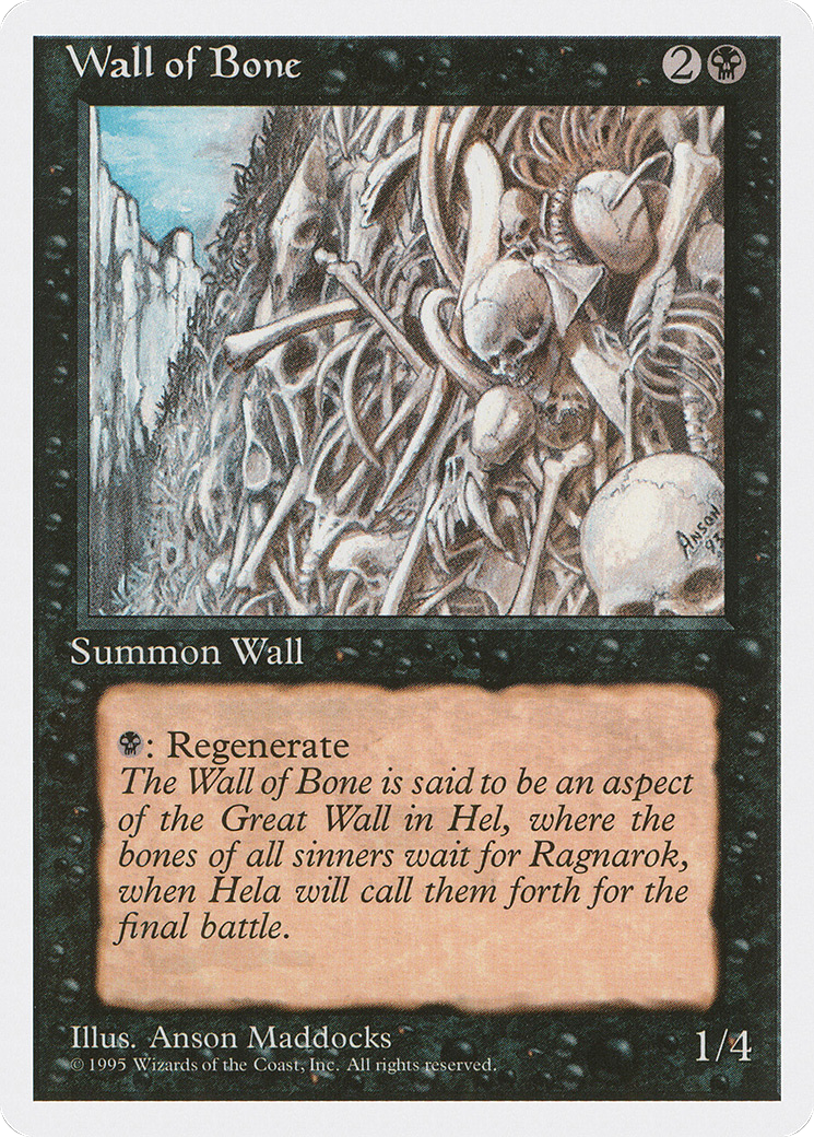 Wall of Bone (4ED) #168 [EN/N]