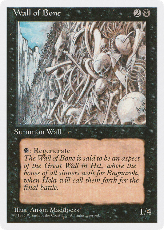 Wall of Bone (4ED) #168 [EN/N]