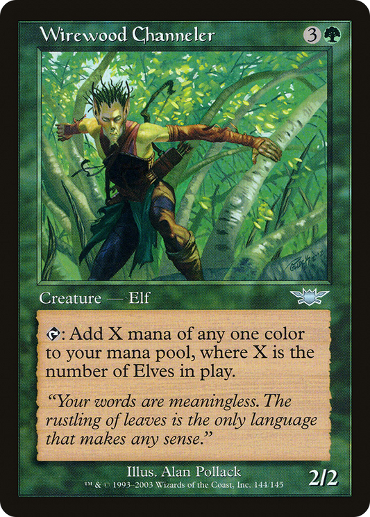 Wirewood Channeler (LGN) #144 [EN/N] s/o