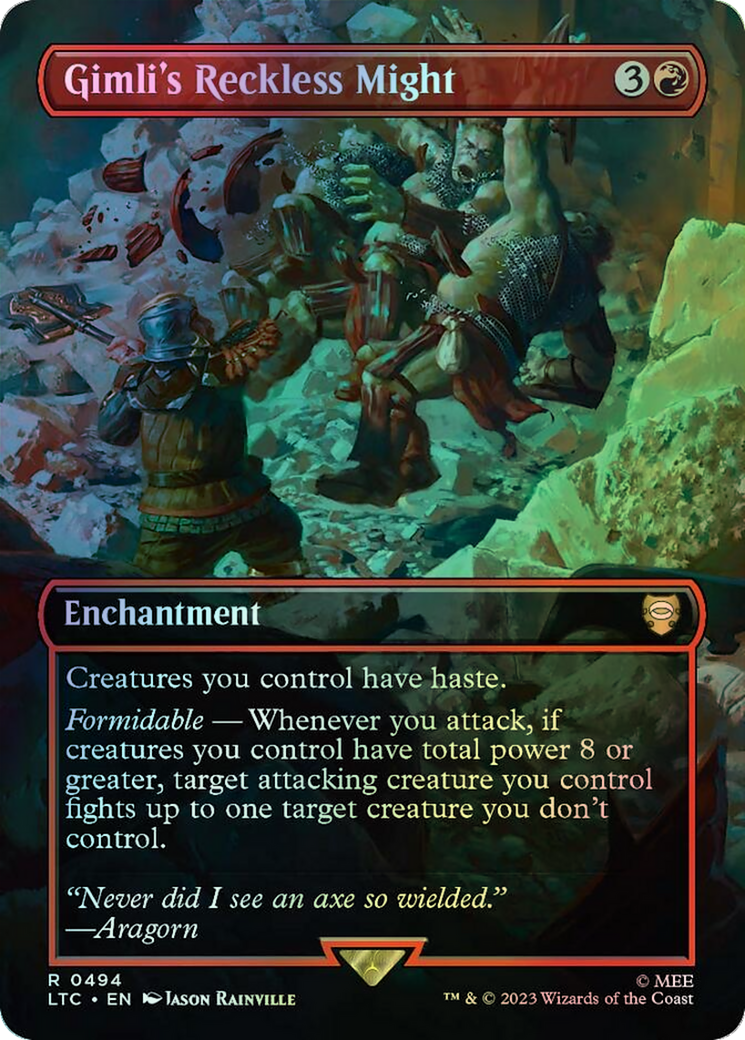 Gimli's Reckless Might (LTC) #494 [EN/F] s/o
