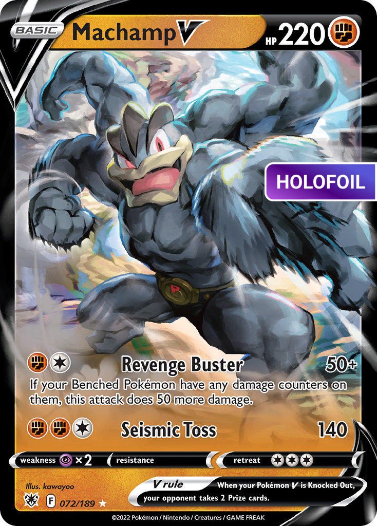 Machamp V (ASR) #072 [EN/H] s/o