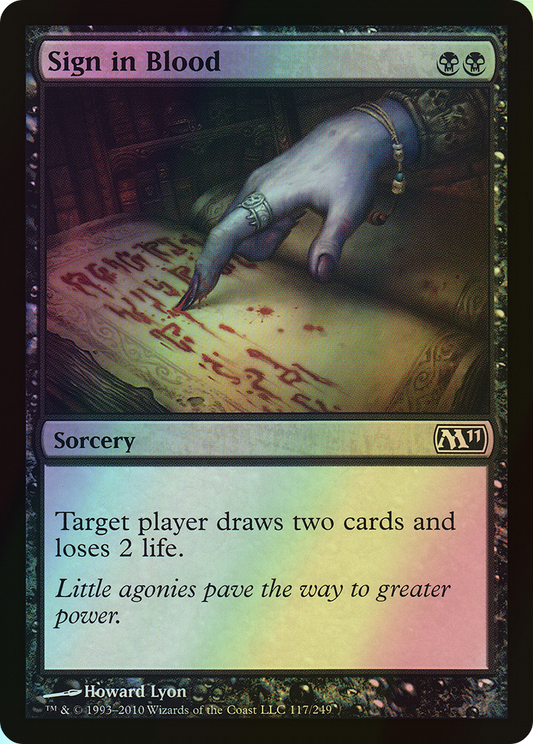 Sign in Blood (M11) #117 [EN/F] s/o