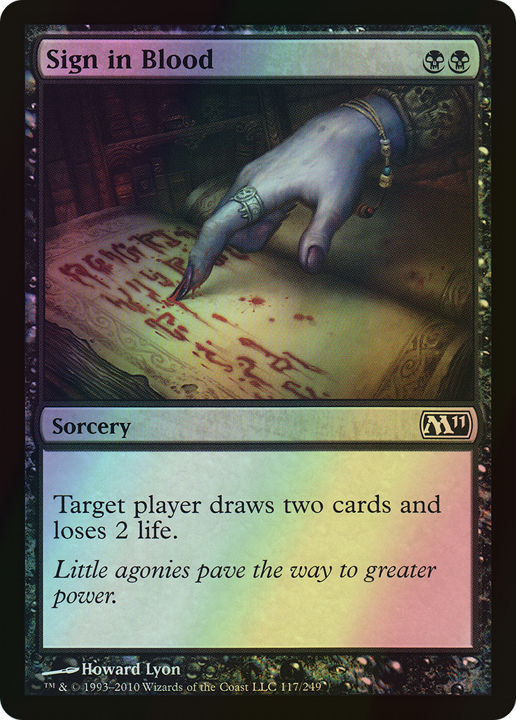 Sign in Blood (M11) #117 [EN/F] s/o