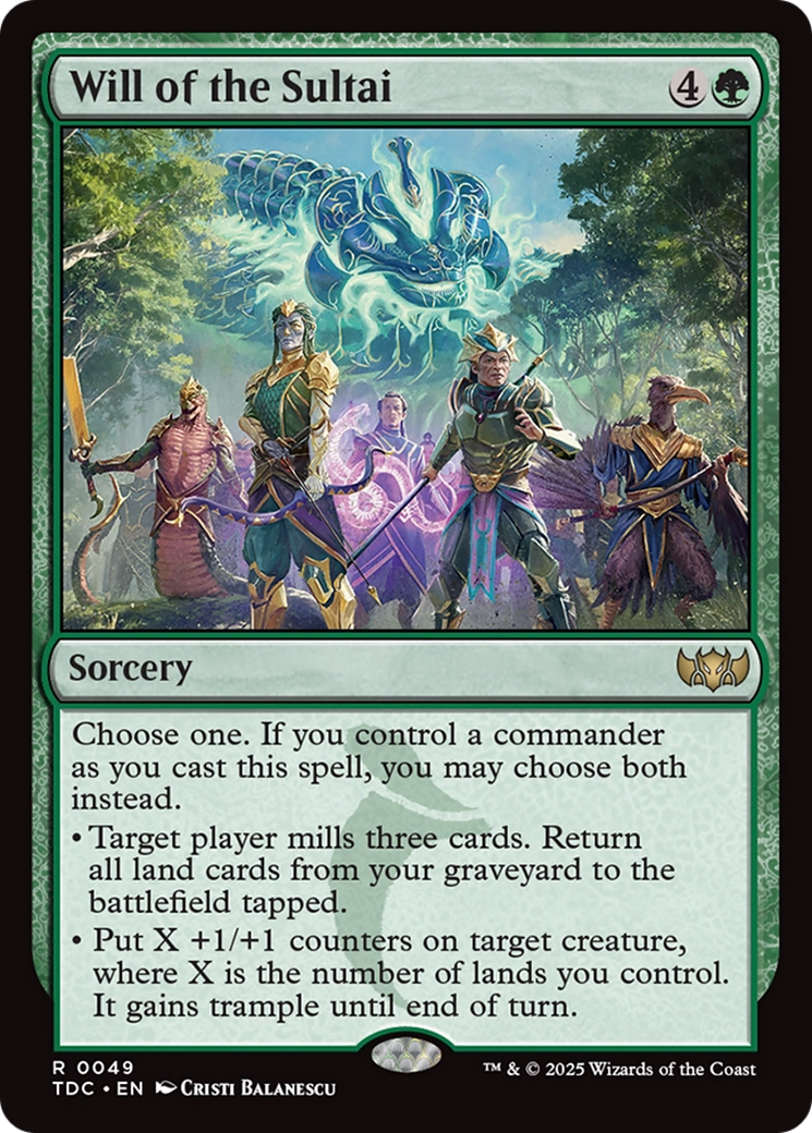Will of the Sultai (TDC) #49 [EN/N]