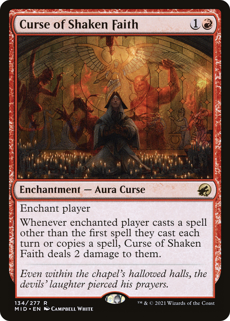 Curse of Shaken Faith (MID) #134 [EN/N]