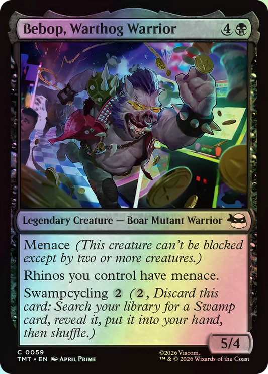 Bebop, Warthog Warrior (TMT) #59 [EN/F]