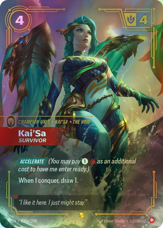 Kai'Sa - Survivor (Alternate Art) (OGN) #039a [EN/F]