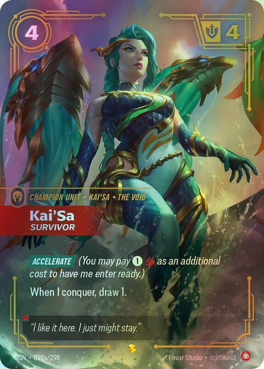 Kai'Sa - Survivor (Alternate Art) (OGN) #039a [EN/F]
