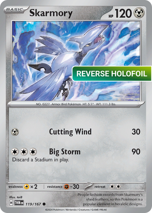 Skarmory (TWM) #119 [EN/R] s/o
