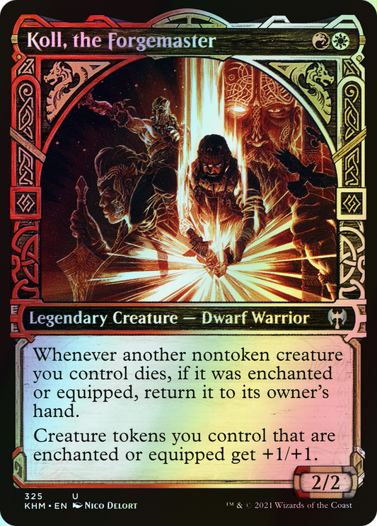 Koll, the Forgemaster (KHM) #325 [EN/F] s/o