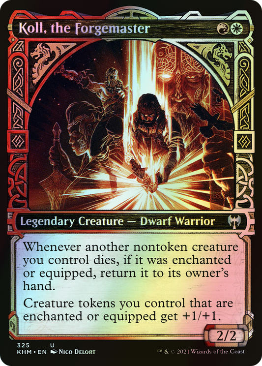 Koll, the Forgemaster (KHM) #325 [EN/F] s/o