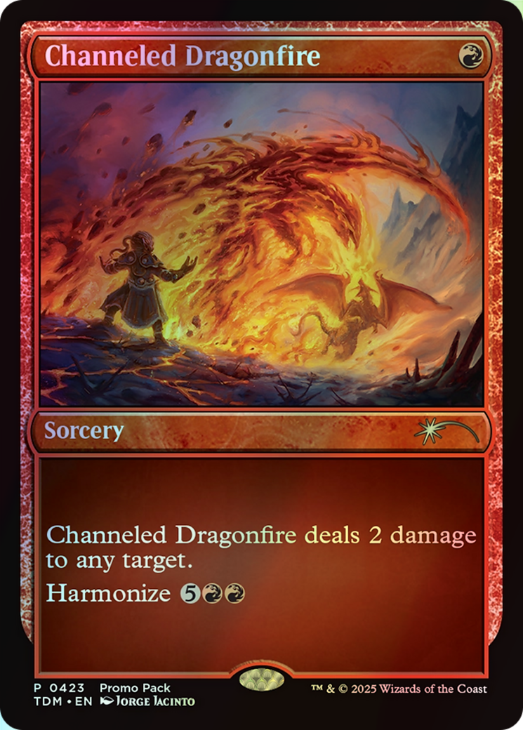 Channeled Dragonfire (TDM) #423 [EN/F] s/o