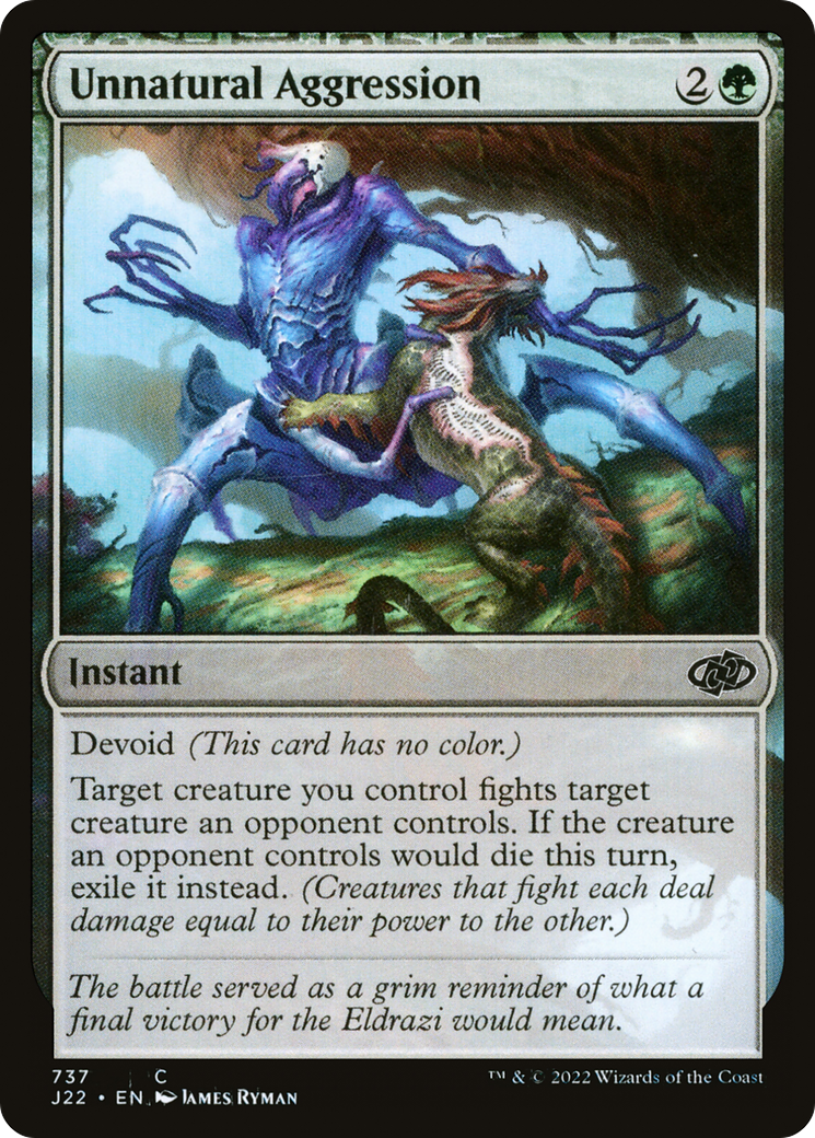 Unnatural Aggression (J22) #737 [EN/N]