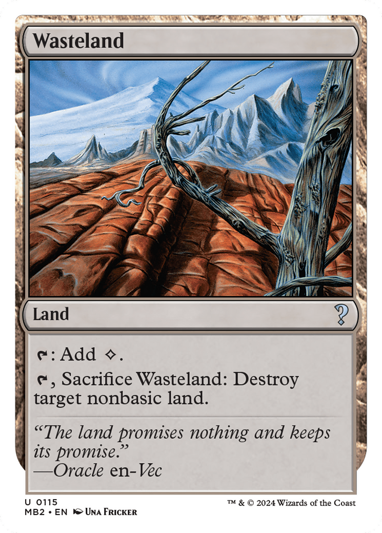 Wasteland (MB2) #115 [EN/N] s/o