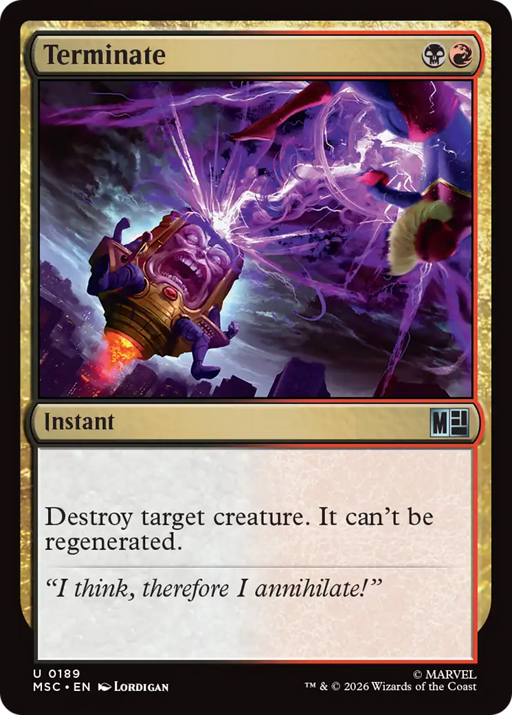 Terminate (MSC) #189 [EN/N]