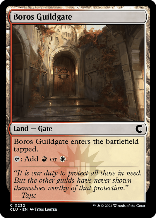 Boros Guildgate (CLU) #232 [EN/N] s/o