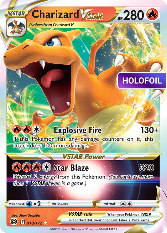 Charizard VSTAR (BRS) #018 [EN/H] s/o
